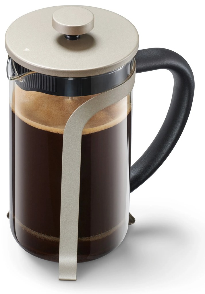 Kanvica french press 800 ml, 6 šálok, farba šampanského