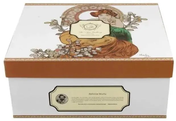 Šálka s podšálkou - set 2 kusov, Alfons Mucha Stones, Art collection