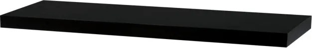 Nástenná polica 80 cm čierna wenge P-005 BK
