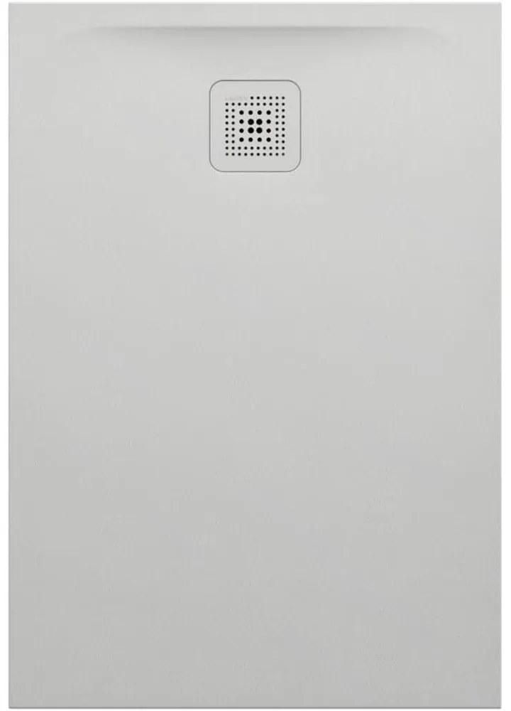 LAUFEN Pro obdĺžniková sprchová vanička z materiálu Marbond, odtok na kratšej strane, 1000 x 700 x 28 mm, svetlá šedá, H2169570770001