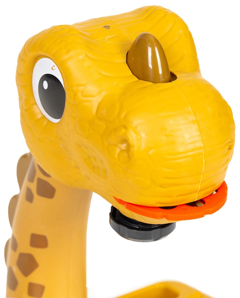 Projektor na kreslenie s dinosaurami, 12 fixiek, 24 vzorov, žltý