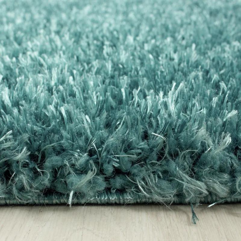 Ayyildiz koberce Kusový koberec Brilliant Shaggy 4200 Aqua kruh - 160x160 (priemer) kruh cm