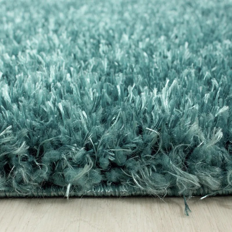 Ayyildiz koberce Kusový koberec Brilliant Shaggy 4200 Aqua kruh - 80x80 (priemer) kruh cm