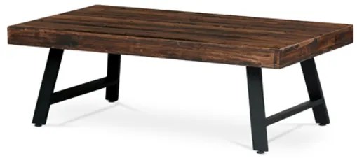 Konferenčný stolík Autronic 130x44 cm hnedý masív AHG-534 PINE