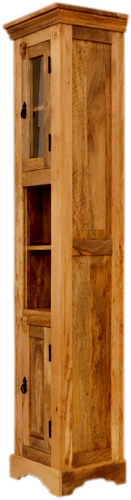 furniture-nabytek.cz - Dřevěná skříňka do koupelny z masivu mango 40x190x35