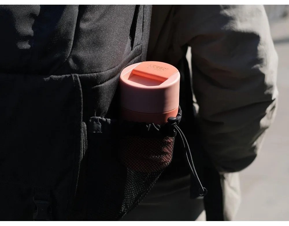 Oranžový cestovný hrnček 450 ml Sipp – Joseph Joseph