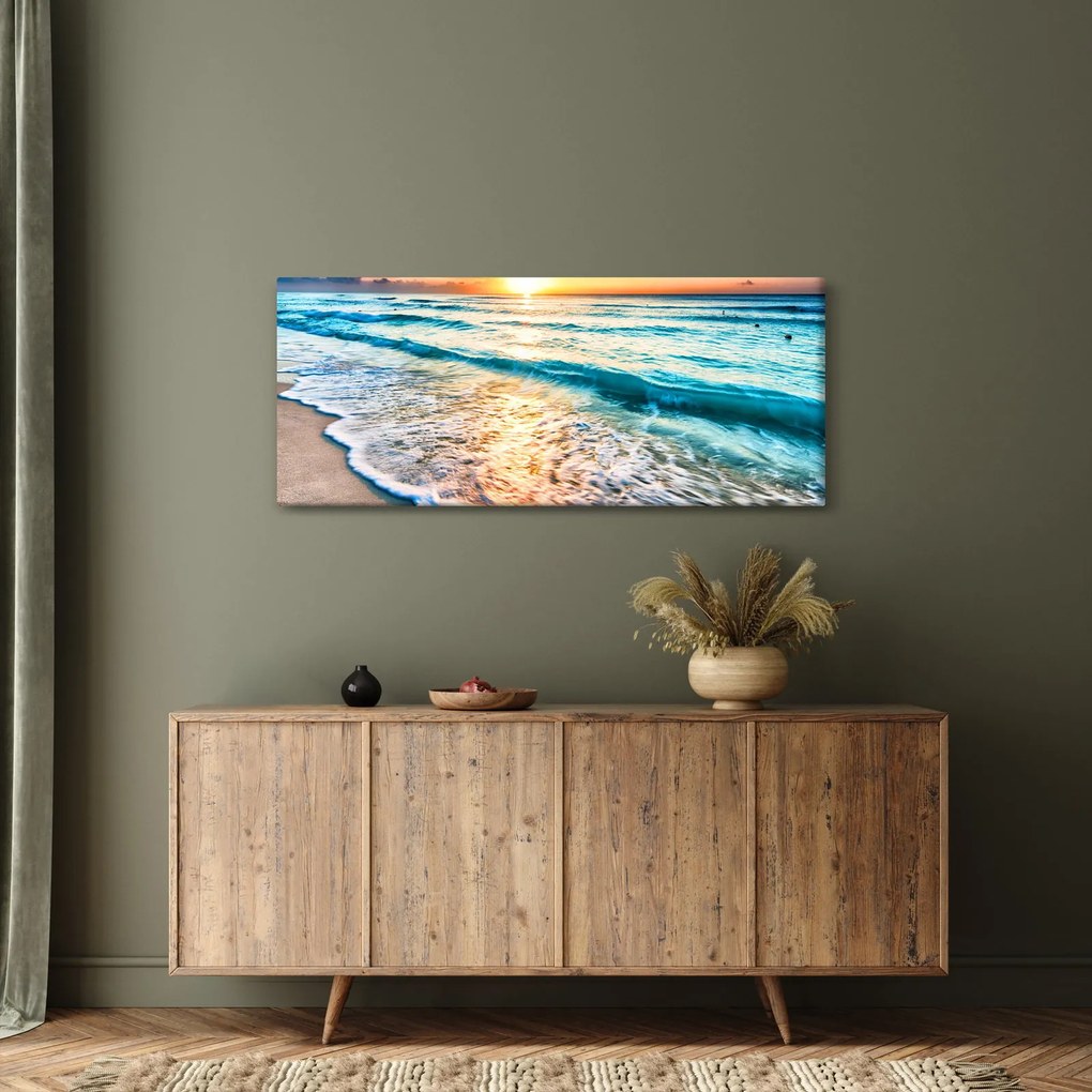 Obraz - Morská pláž (120x50 cm)