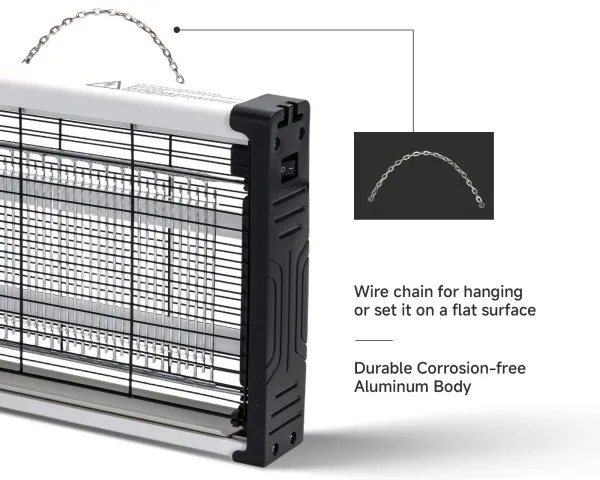 Brilagi - LED UV elektrický lapač hmyzu 2xLED/5W/230V 70 m2