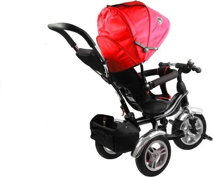 LEAN Toys Trojkolka PRO500 červená - ČIERNY RÁM