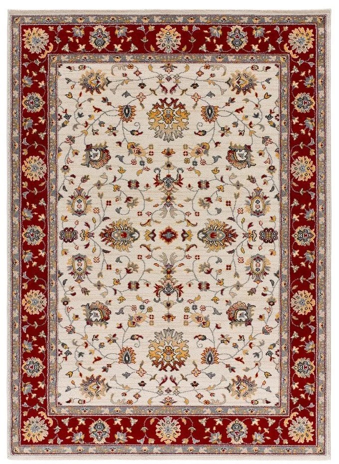 Červeno-krémový koberec 160x230 cm Classic - Universal