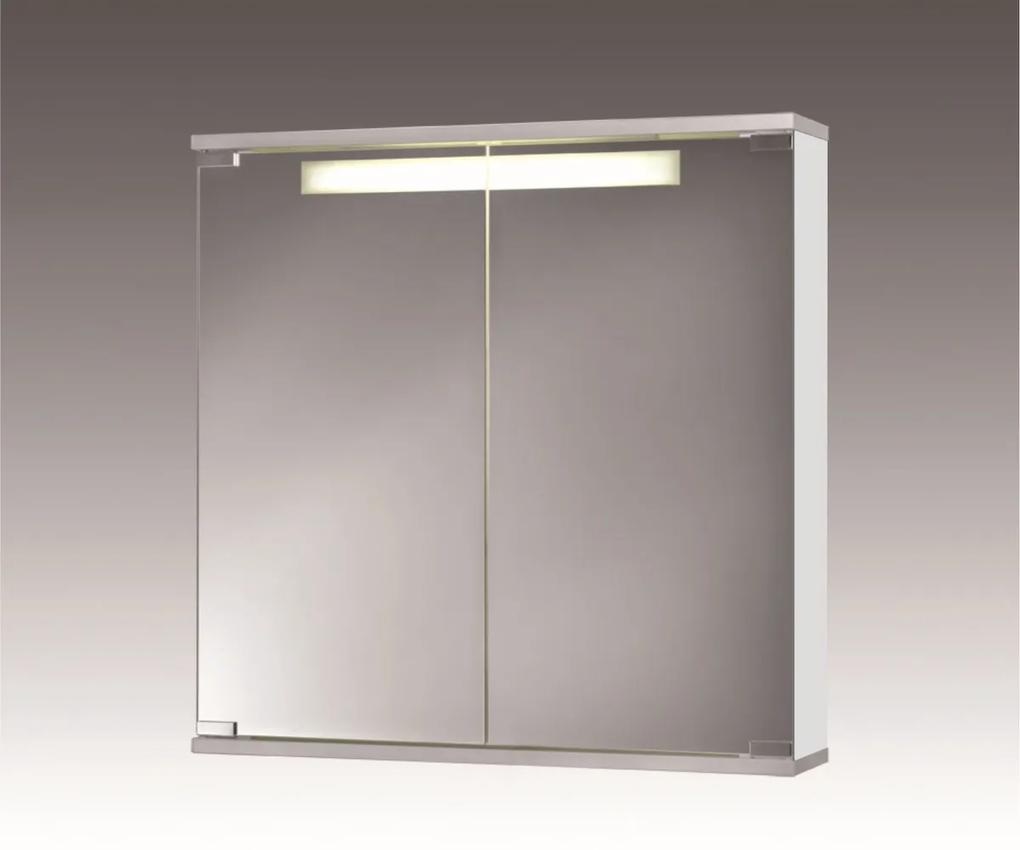 Zrkadlová skrinka s osvetlením Jokey 60x65 cm MDF biela CENTO60LS