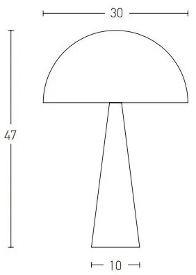 Zambelis 20210 - Stolná lampa 1xE27/25W/230V čierna