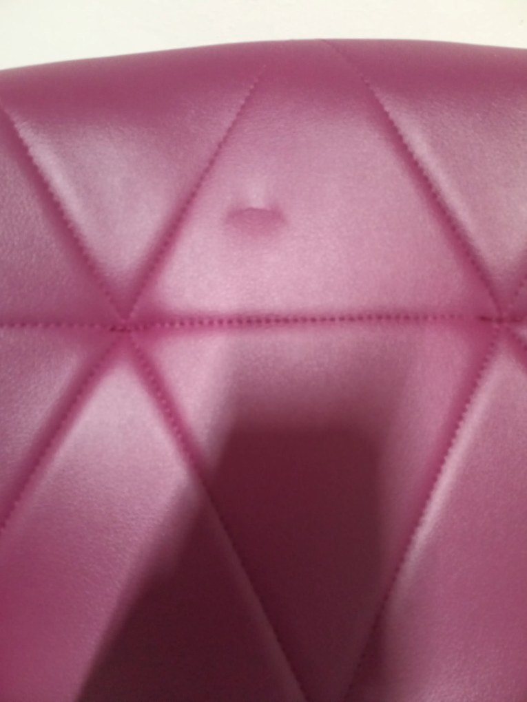 AKCIA Vínová kancelárska stolička AVOLA z eko kože II. akosť