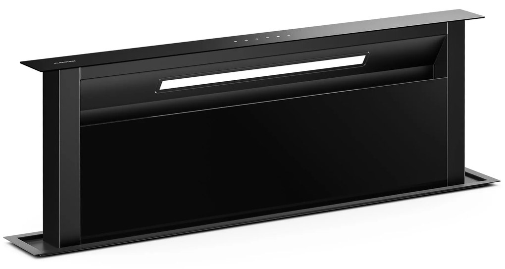 Klarstein Velaire Downdraft systém | Elegantný, minimalistický, výkonný | Trieda A++ | 906 m³/h | 90 cm