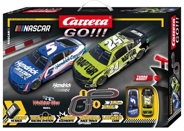 Pretekárska dráha Carrera Go 20062583 NASCAR 3,6m