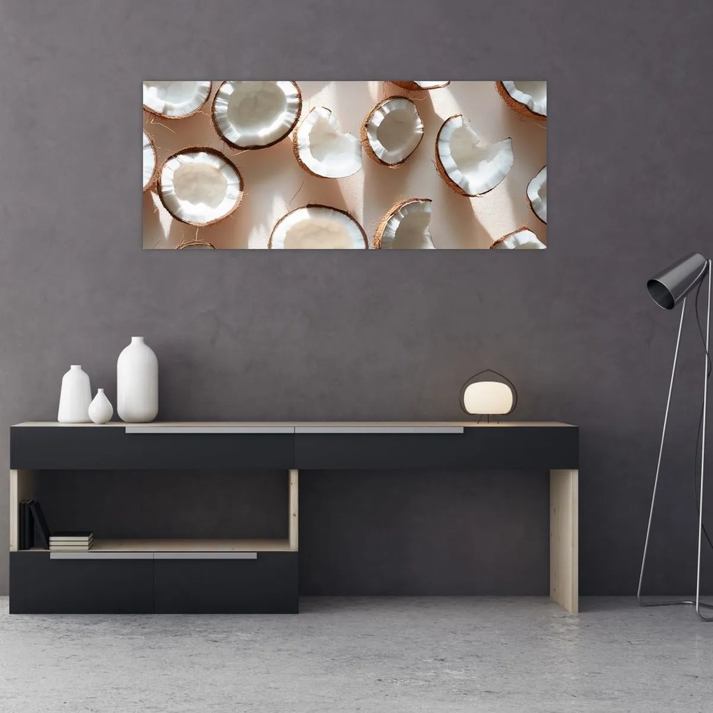 Obraz - Kokosové orechy (120x50 cm)