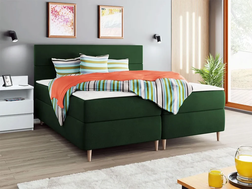 Kontinentálna posteľ Siveso, Rozmer postele: 140x200, Dostupné poťahy: Itaka 16