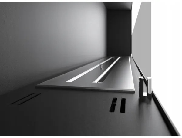 InFire - Vstavaný BIO krb 120x50 cm 3kW obojstranný