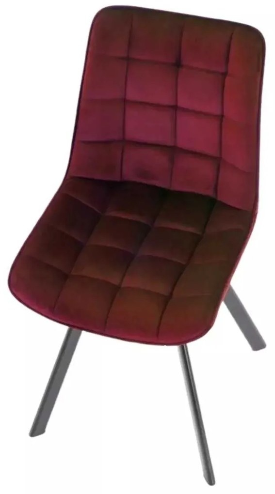 LuxuryForm DESIGN Stolička ORLEN VELUR - vínová