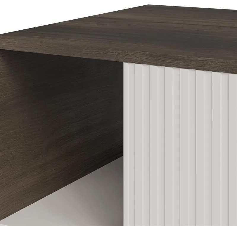 Konferenčný stolík Random 92 cm kašmír/orech