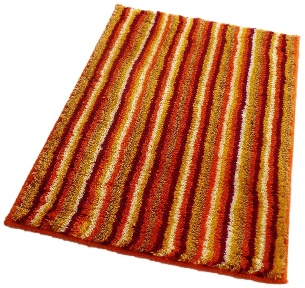 ROUTNER Kúpeľňová predložka PESCINA Oranžovožltá 10604 - Oranžovožltá / 80 x 150 cm 10604