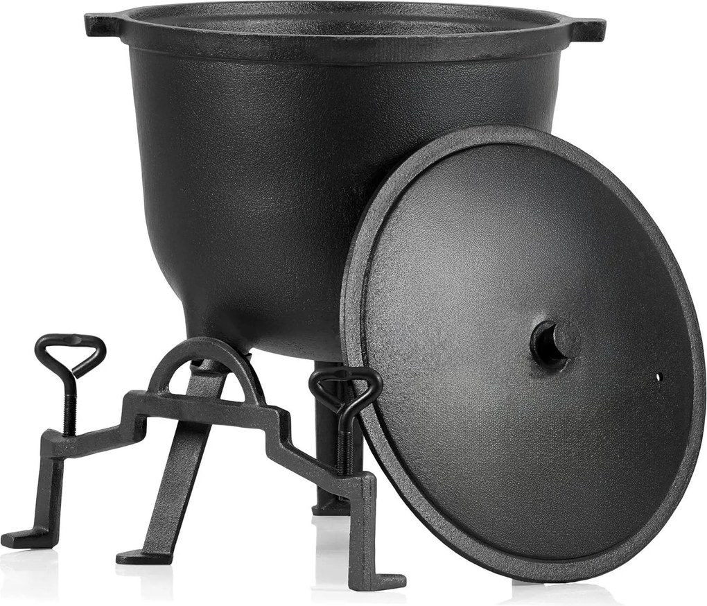 Litinový kotlík KESEL 8 L černý