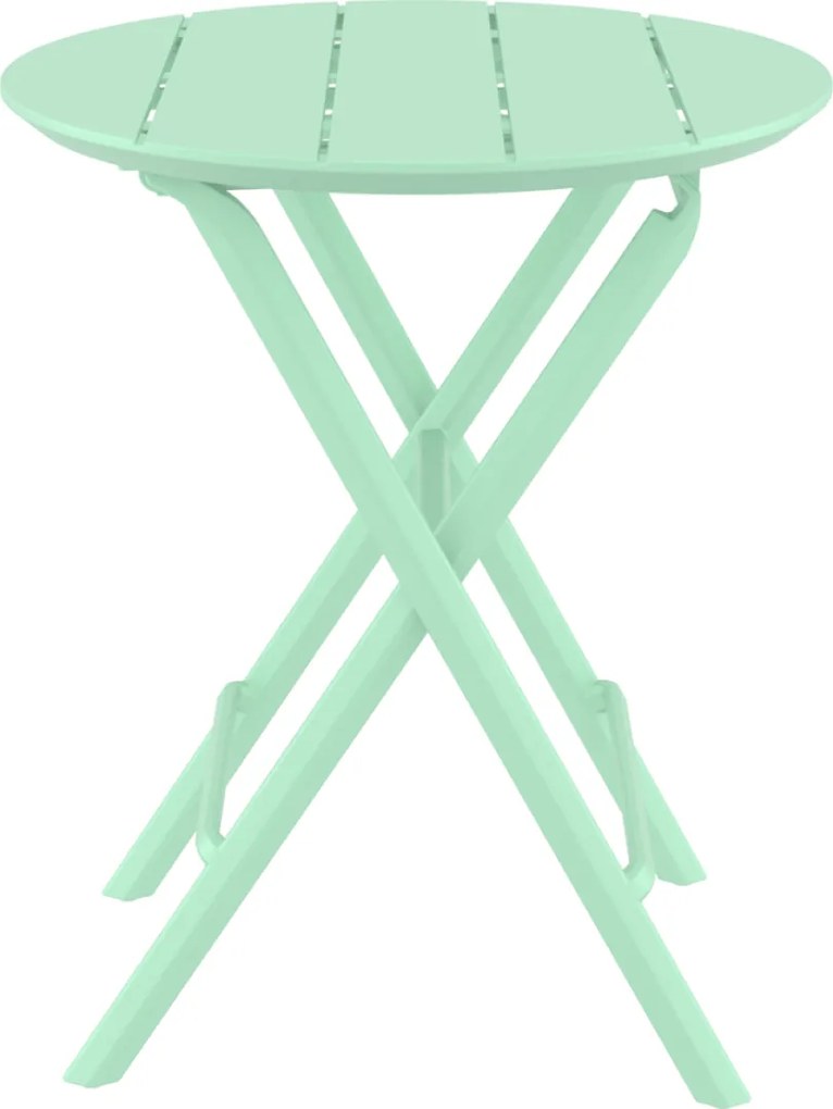 HELEN FOLDING Ø60 sklopný záhradný stôl opaline green
