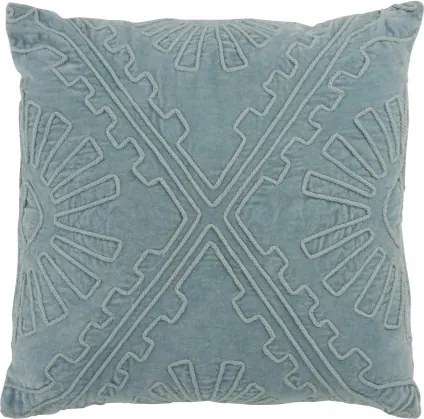 Svetlo modrý vankúš s výplňou Aztec - 45 * 45 cm