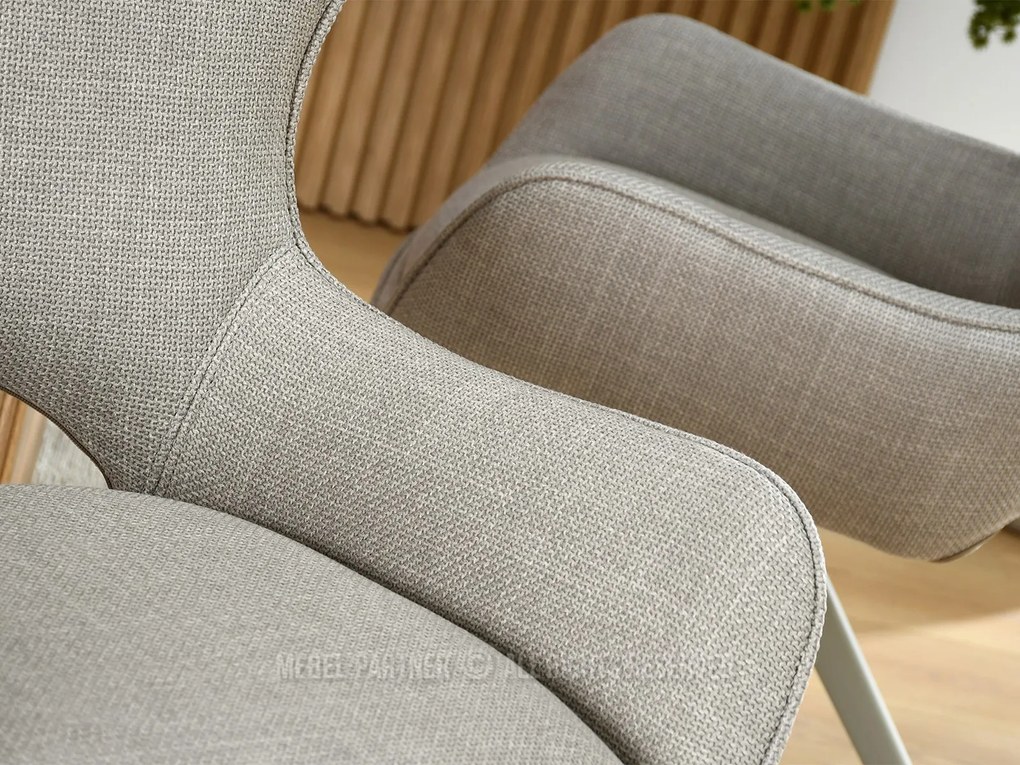 Stolička Marge (béžová + béžová). Akcia -13%. Vlastná spoľahlivá doprava až k Vám domov. 1111155