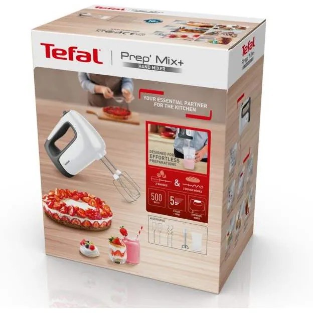 Ručný šľahač Tefal Prep'Mix HT462138 2v1(použité)