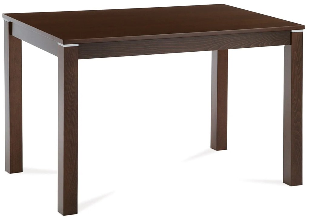 Moderný stôl drevený jedálenský vo farbe orech