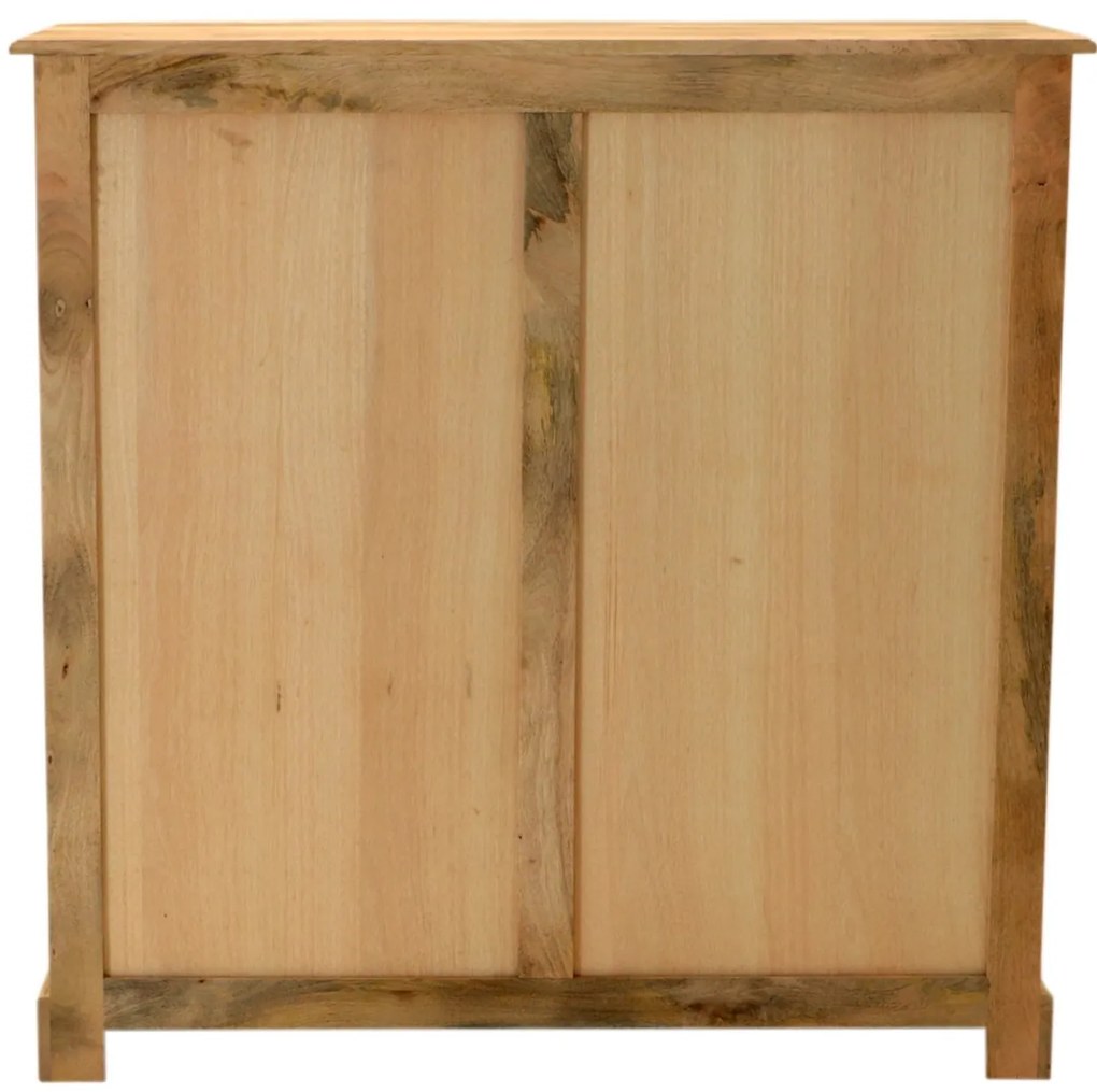 furniture-nabytek.cz - Rustikálna komoda masív z manga 115x115x45