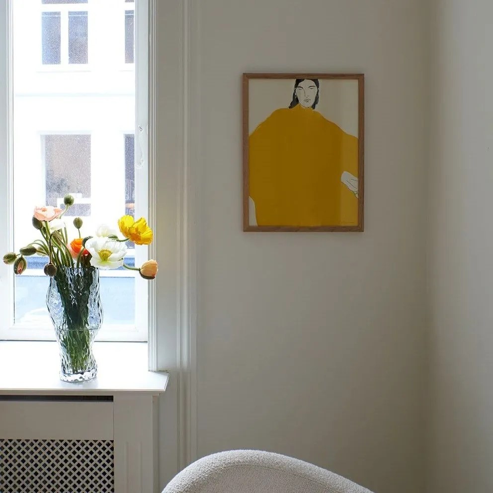 THE POSTER CLUB Autorský plagát Yellow Dress by Rosie McGuinness 50 x 70 cm