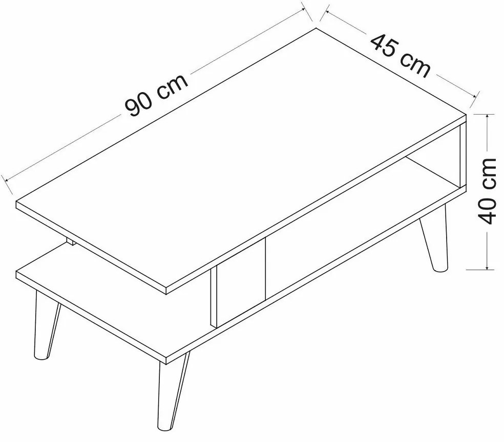 Konferenčný stolík Ayca White