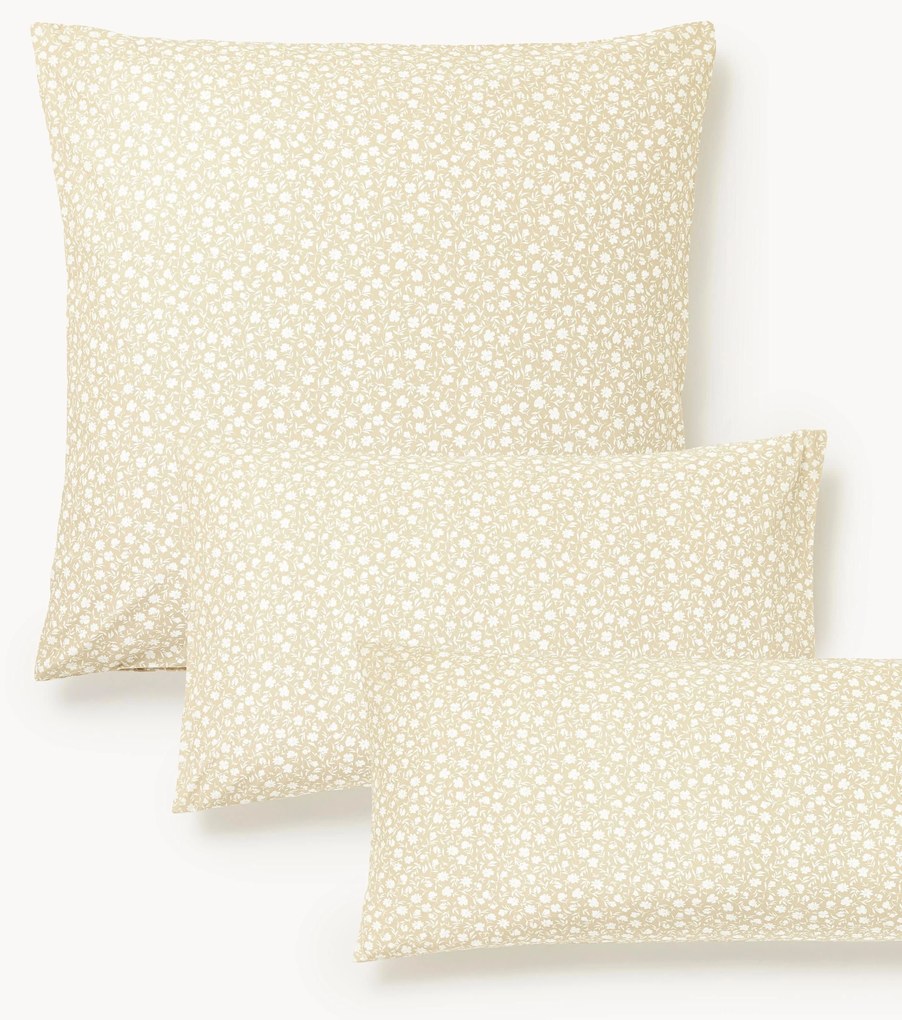 Bavlnená obliečka na vankúš s jemným kvetinovým vzorom Nolana