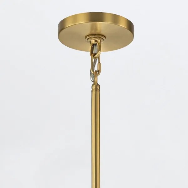 Elstead MARVELE10-AB-OPAL - Luster na tyči MARVELE 10xE14/40W/230V zlatý