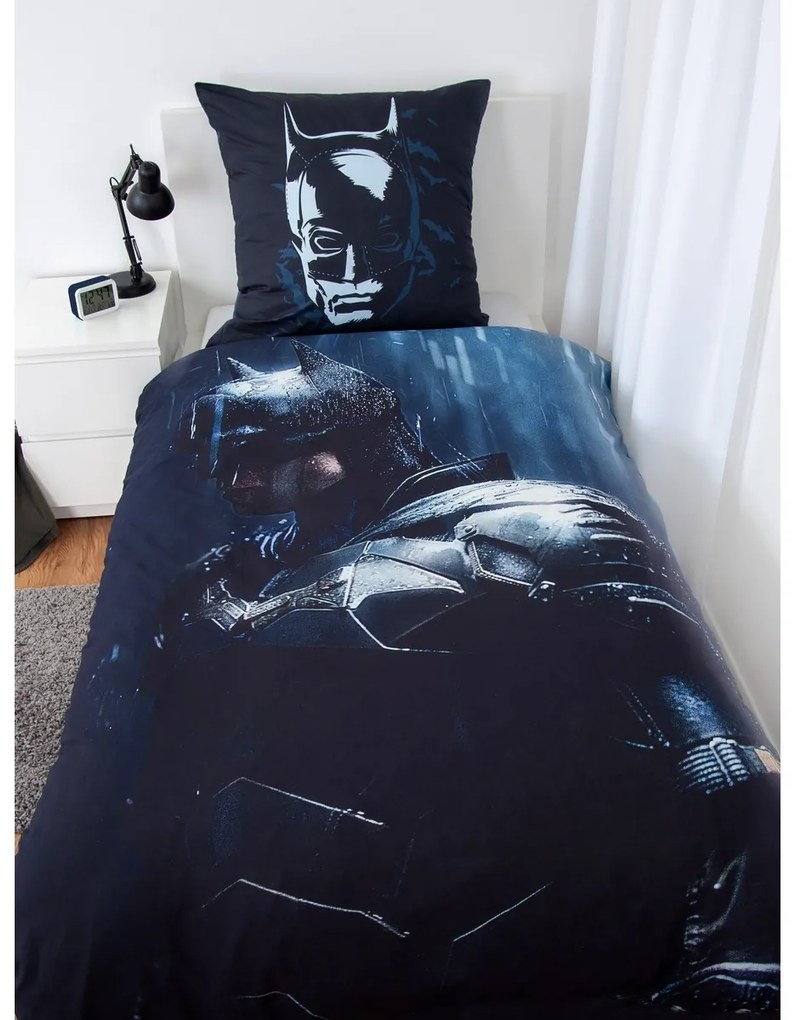 Bavlnená posteľná bielizeň Herding Batman, 135 x200 cm, 80 x 80 cm