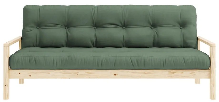 Zelená rozkladacia pohovka 205 cm Knob – Karup Design