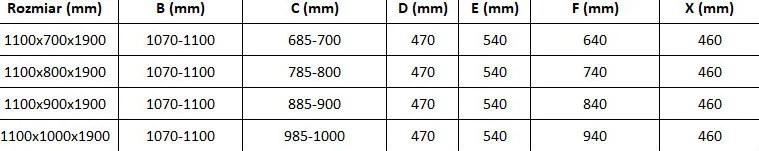 Mexen Apia, sprchový kút s posuvnými dverami 110 (dvere) x 70 (stena) cm, 6mm číre sklo, čierny profil, 840-110-070-70-00