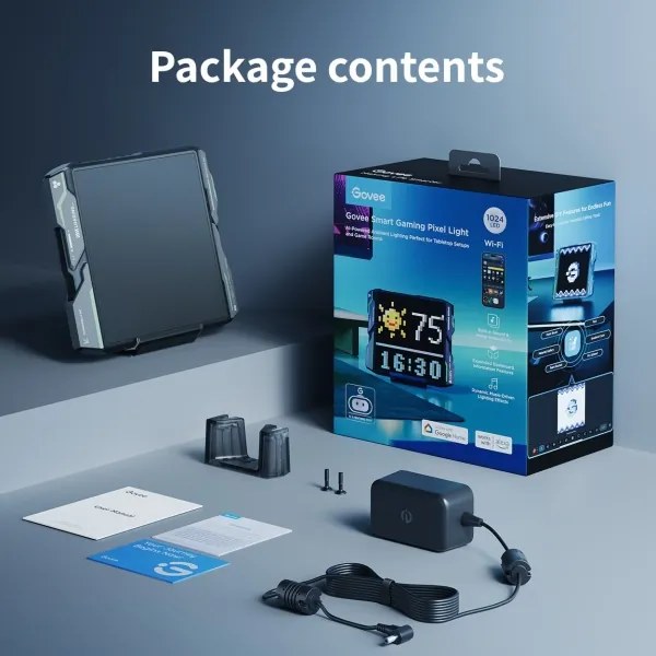 Govee - Pixel Light 1024 LED Panel Matter LED/12W/12V Wi-Fi