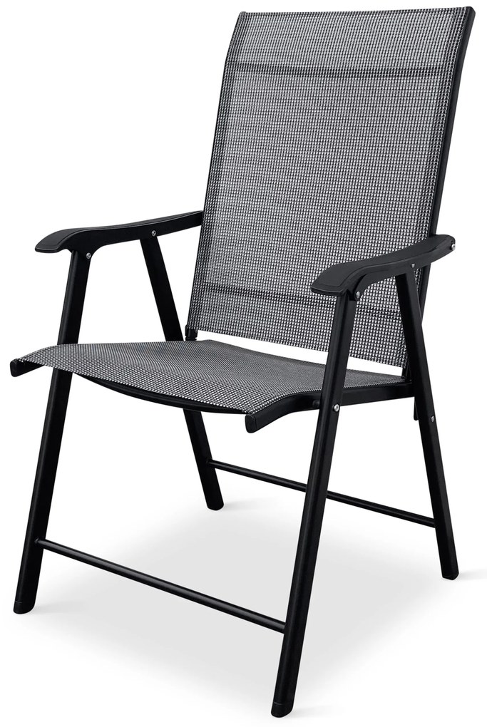 Záhradný jedálenský set Porto 150 cm + 4x kovová stolička Solano