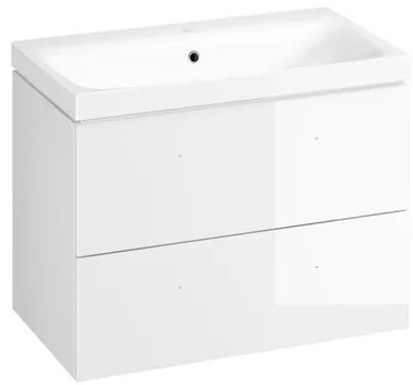 Cersanit Medley kúpeľňová skrinka s umývadlom 80x61,5x45 cm biela lesk S801-351-DSM