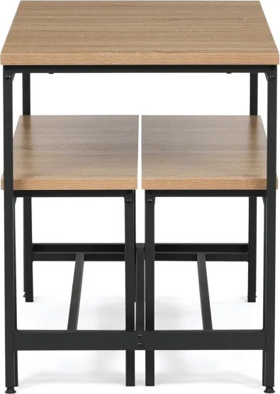Jedálenský stôl s lavičkami AUT-G1175 OAK