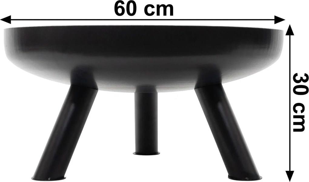 Bauerkraft Veľké liatinové ohnisko - 60 cm