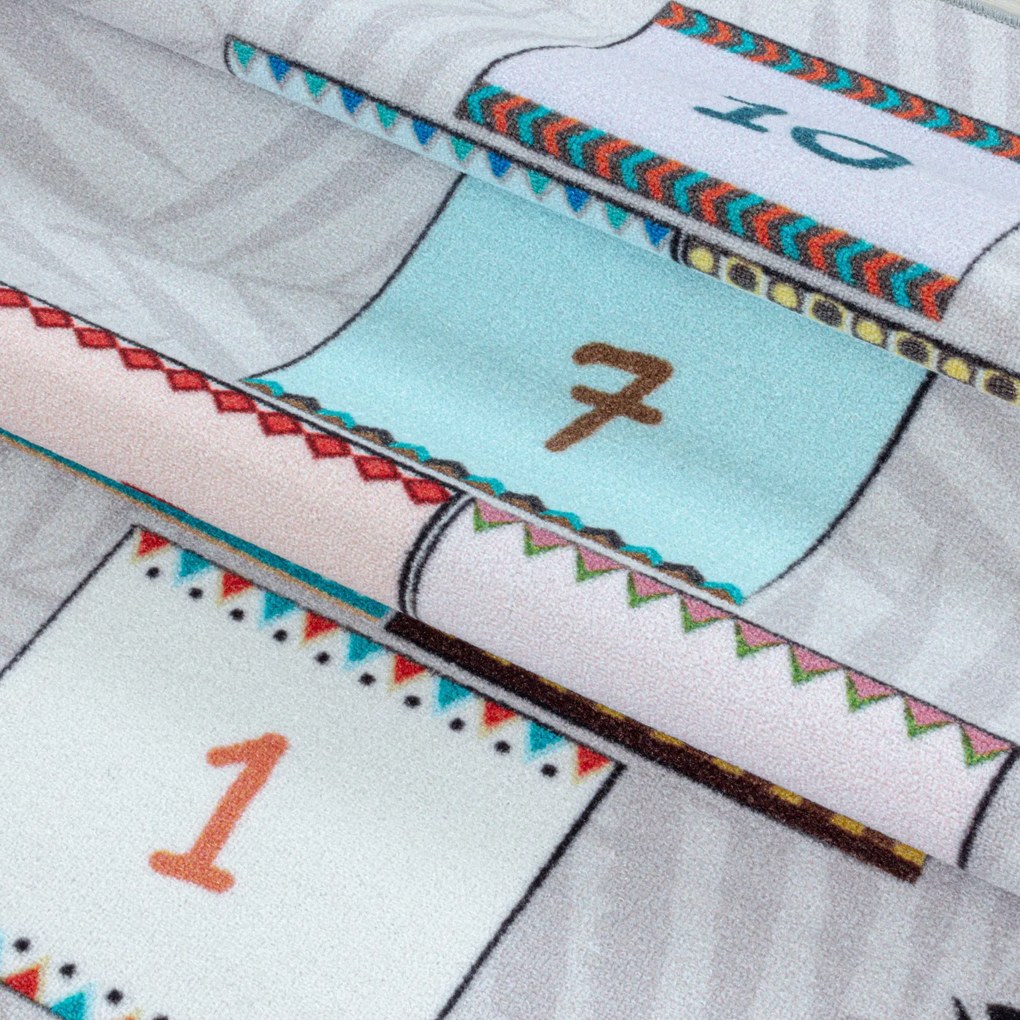 Ayyildiz, Kusový koberec Play 2903 grey, 120x170, viacfarebná, detská izba