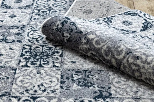 Koberec HEOS 78586 krém / nebeský PATCHWORK