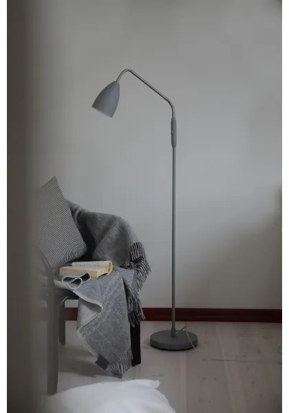 Markslöjd 108888 - LED stmievateľná stojacia lampa PATRO LED/4,9W/230V šedá