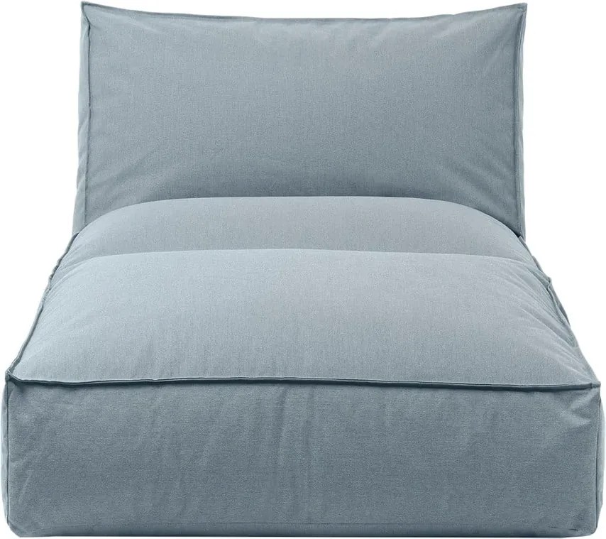 Svetlomodré polstrované vonkajšie ležadlo Blomus Stay