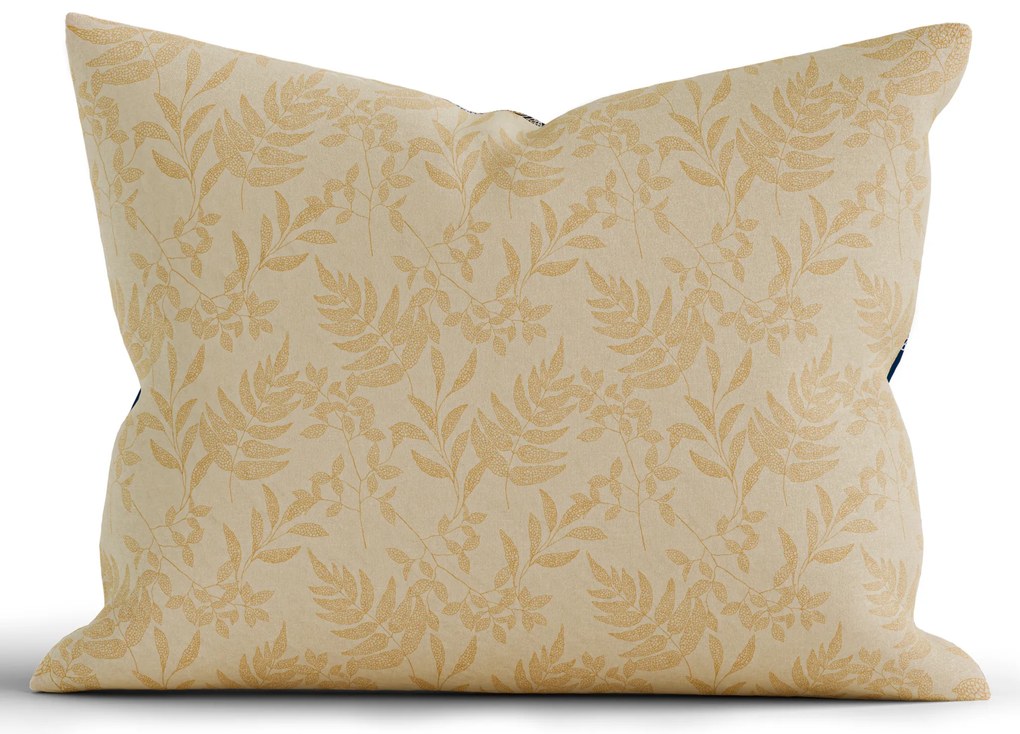 Bavlnená obliečka na vankúš Renforcé 70 × 90 cm - Gabriela tmavo modrá