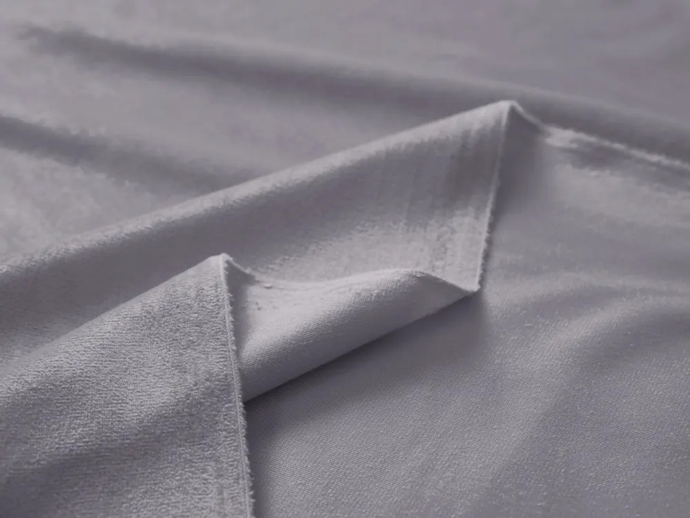 Biante Zamatový záves Velvet Prémium SVP-013 Sivý - šírka 135 cm 135x160 cm